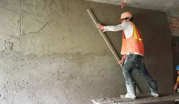 Cement Plastering Works Procedures in Qatar